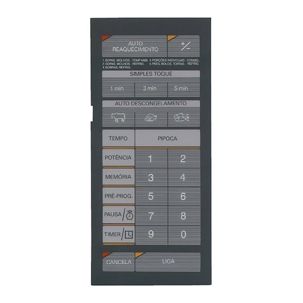 Membrana para Micro-ondas Brastemp BMP 40 ES - Cinza - 2113013