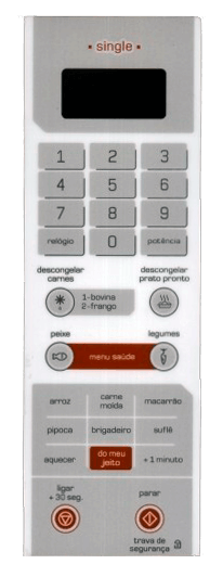 Membrana para Micro-ondas Brastemp BMS 25 AB SINGLE - 2113021