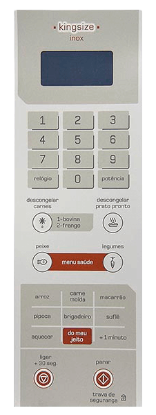 Membrana para Micro-ondas Brastemp BMX 40 AR King Size INOX - 2113026