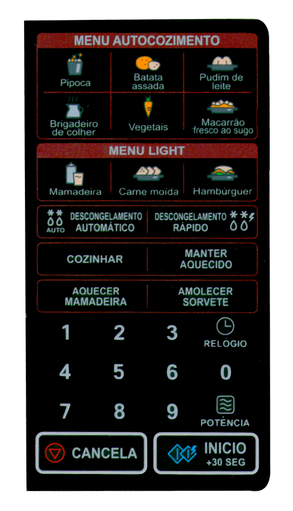 Membrana para Micro-ondas LG 3047 G 13 Pistas - 2126023