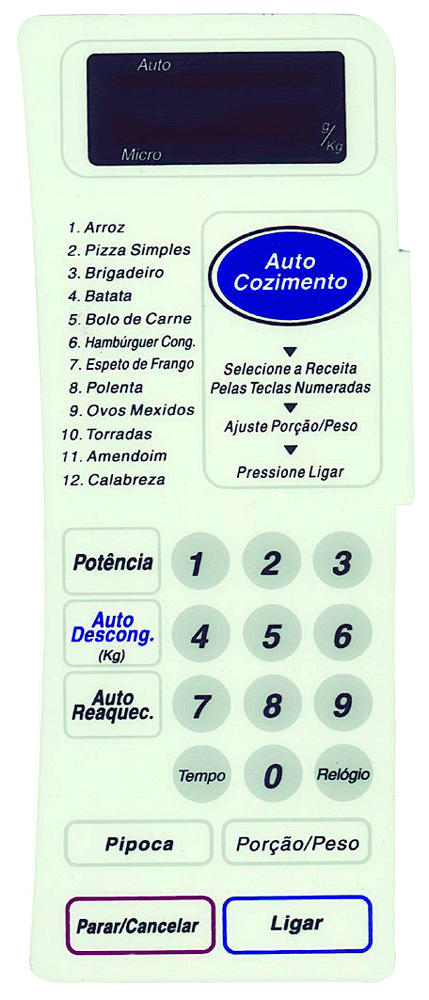 Membrana para Micro-ondas Panasonic NN 6556 BRC - 2128008