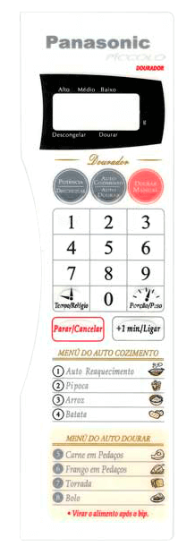 Membrana para Micro-ondas Panasonic NN G 43 C/Relevo - 2128028