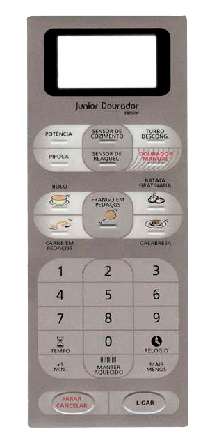 Membrana para Micro-ondas Panasonic NN GT 517 C/ Relevo