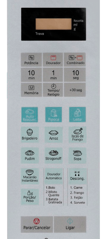 Membrana para Micro-ondas Panasonic NN GT 672