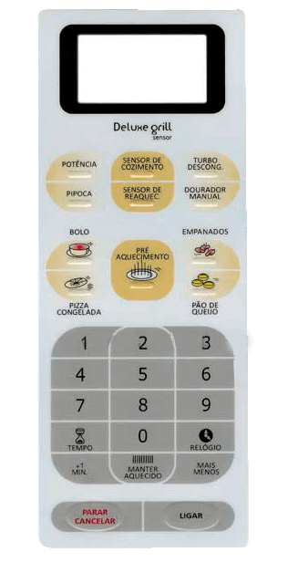 Membrana para Micro-ondas Panasonic NN R 95 BH BRC C/ Relevo