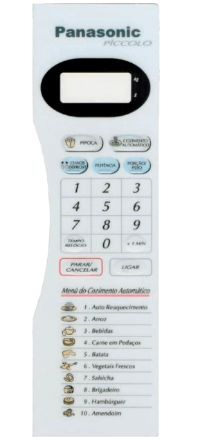 Membrana para Micro-ondas Panasonic NN S 42 C/ Relevo