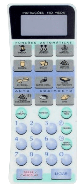 Membrana para Micro-ondas Panasonic NN S 60 (Relevo)