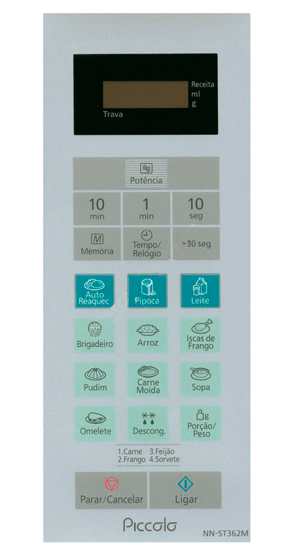Membrana para Micro-ondas Panasonic NN ST 362M