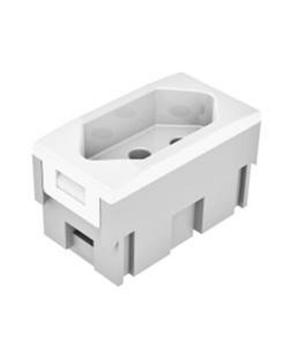 Modulo Tomada 10A 3P Dutotec - Branco