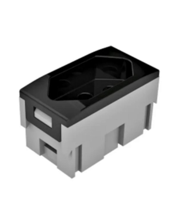 Modulo Tomada 10A 3P Dutotec - Preto