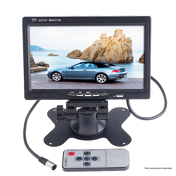 Monitor LCD 7 Polegadas