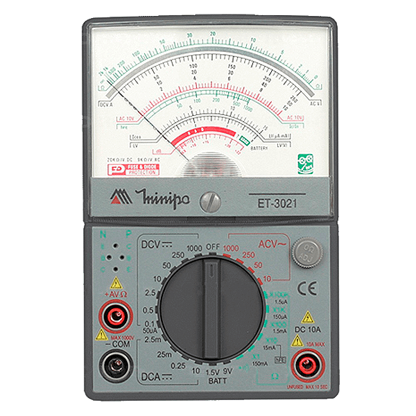 Multímetro analógico MINIPA ET-3021A