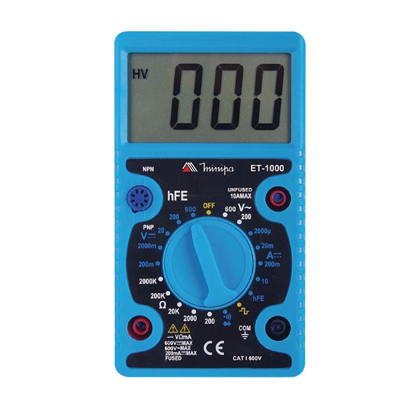 Multímetro Digital ET-1000 Minipa