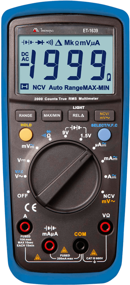 Multímetro digital MINIPA ET-1639 A