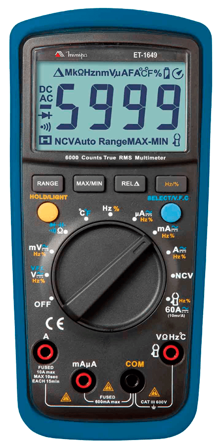 Multímetro digital MINIPA ET-1649