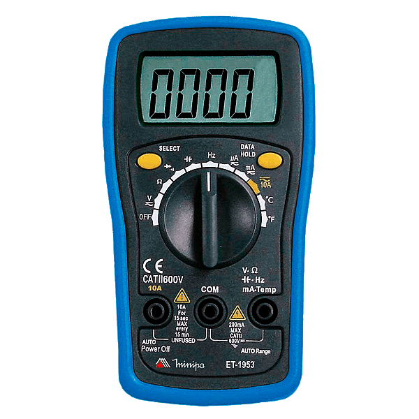 Multímetro Digital Minipa ET-1953