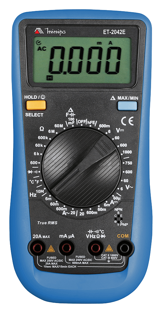 Multímetro Digital Minipa ET-2042E