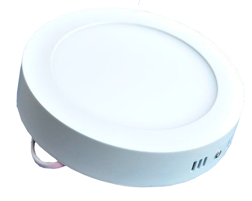 Painel LED 24w Redondo Branco Frio Sobrepor