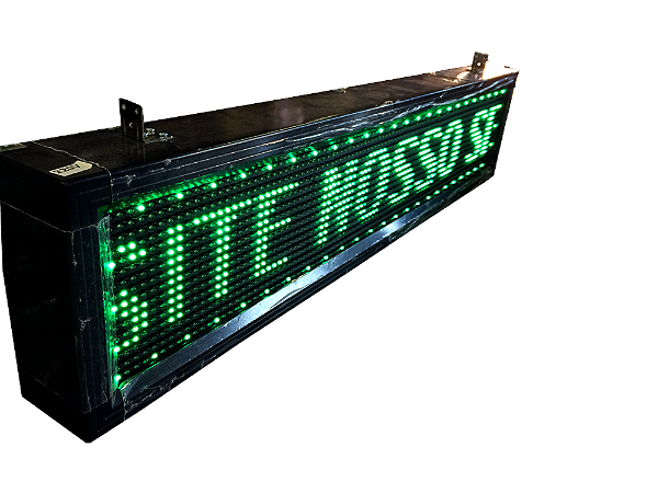 Painel P10 Verde 100x20cm