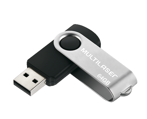 Pen drive Twist Multilaser 64 gb