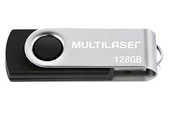 Pendrive 128GB Multilaser PD591
