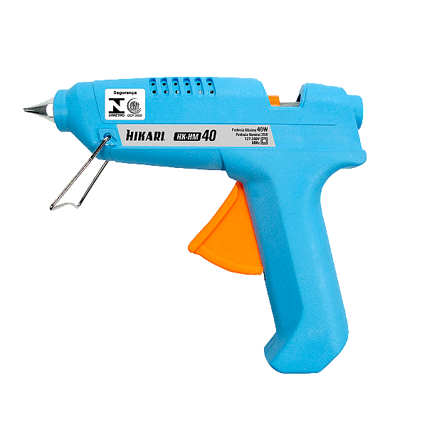 Pistola de Cola Quente 40W Hikari HK HM40 Bivolt