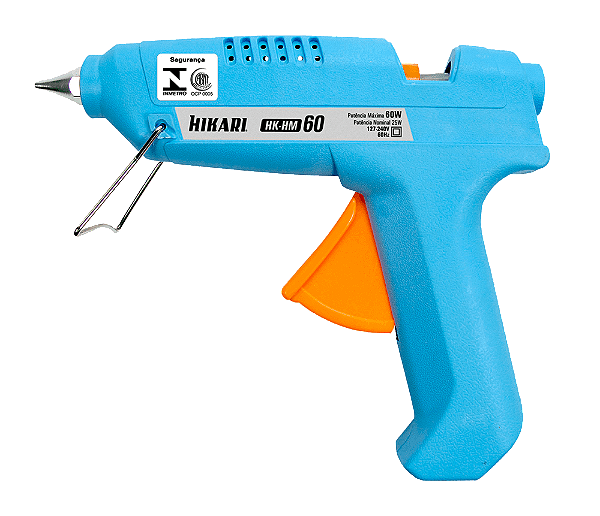 Pistola de Cola Quente 60W Hikari HK HM60 Bivolt