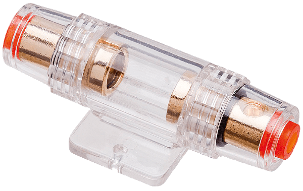 Porta Fusível Acrílico Gold Banana