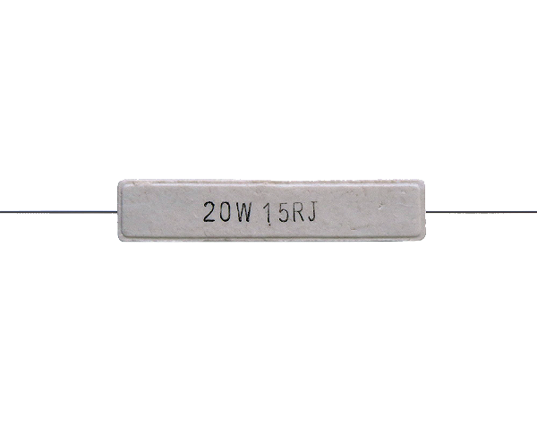 Resistor 20W 15R Cerâmico