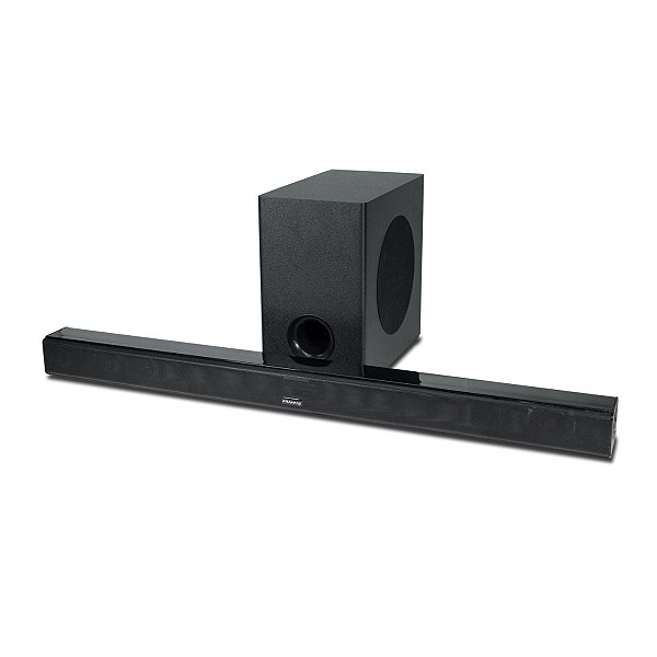 Soundbar Refine 2.1 320W RMS Frahm, 2 canais, com Subwoofer
