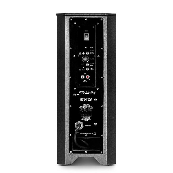 Subwoofer Ativo RD SW SLIM 100W Frahm - Preto