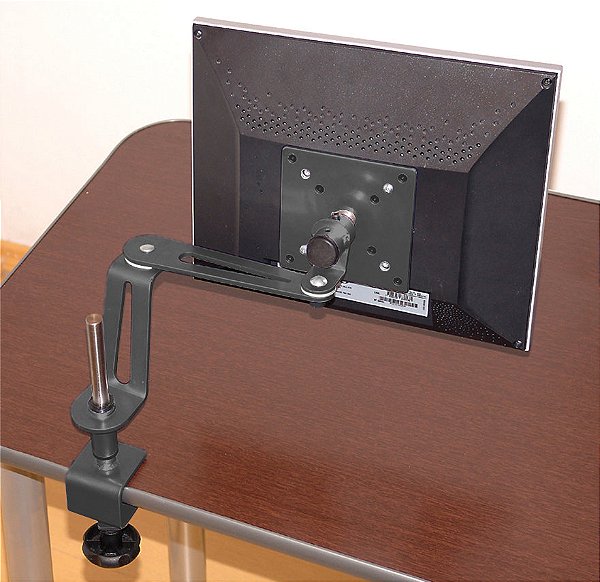 Suporte de Mesa Articulado para Monitor LCD/LED/3D – Multivisão LCD FLEX GRAMPO