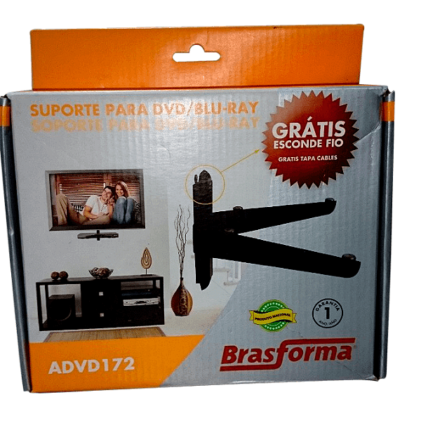 Suporte para DVD e Blu-Ray ADVD 172 Brasforma