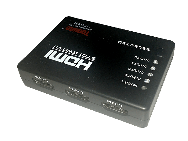 SWITCH HDMI 5x1 - com Controle