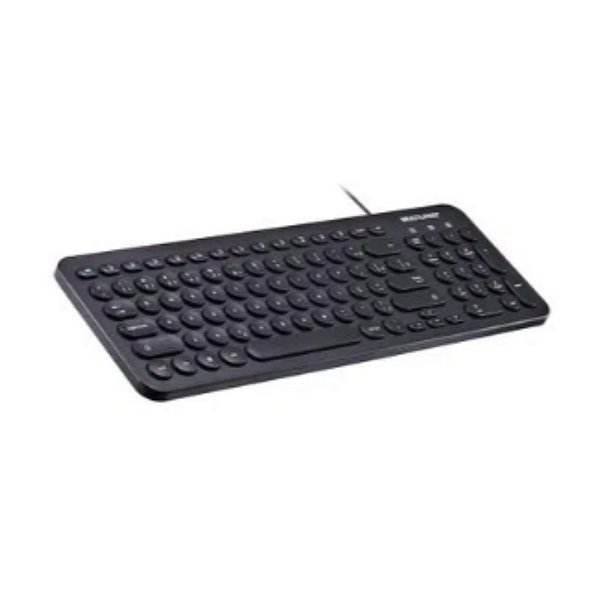 Teclado USB Compact Teclas Redondas TC234 Multilaser