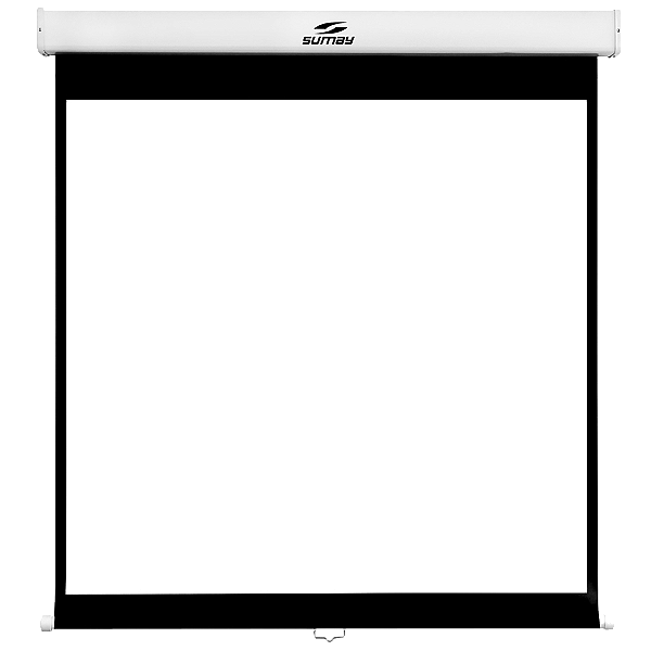 Tela Projetor Retrátil Sumay TRQS 1,50 x 1,50 MTS