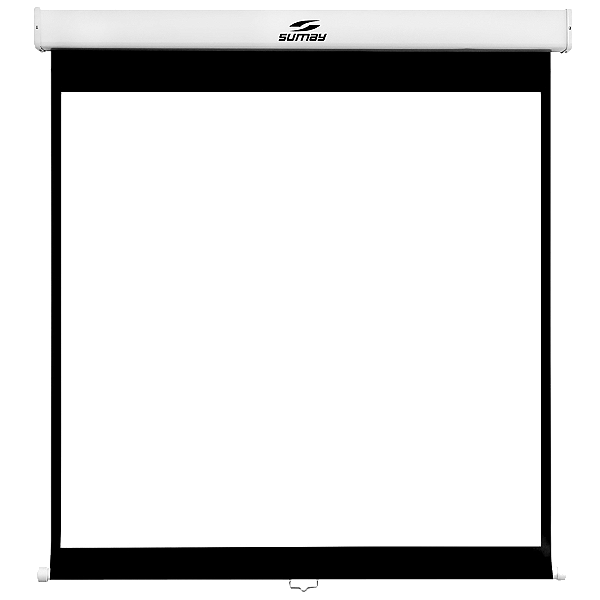 Tela Projetor Retrátil Sumay TRQS 100 1,80 x 1,80 MTS
