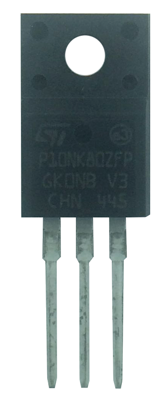 Transistor P 10NK80 Isolado