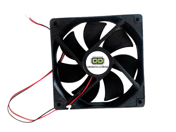 Ventoinha 120x120x25mm 24V com rolamento