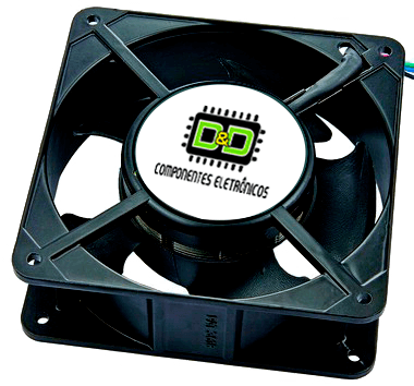 Ventoinha 120x120x38mm 220V com Rolamento