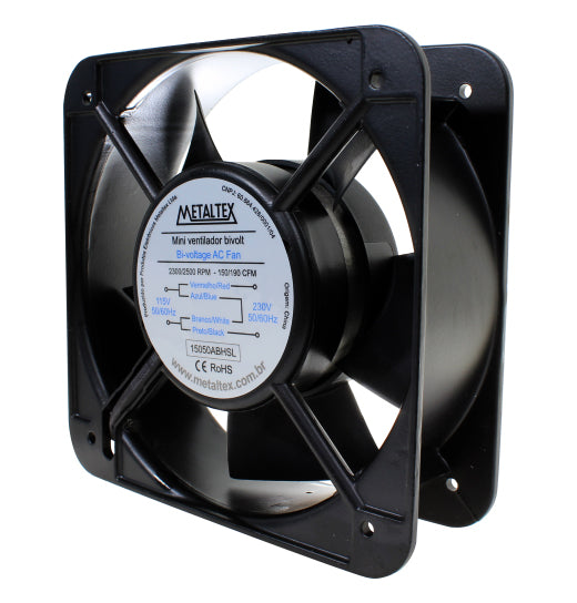 Ventoinha 150x150x50mm Bivolt Metaltex