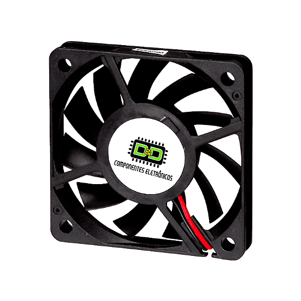 Ventoinha 60x60x10mm 12V Com Rolamento