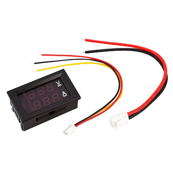 Voltímetro + Amperímetro Digital 100V 10A