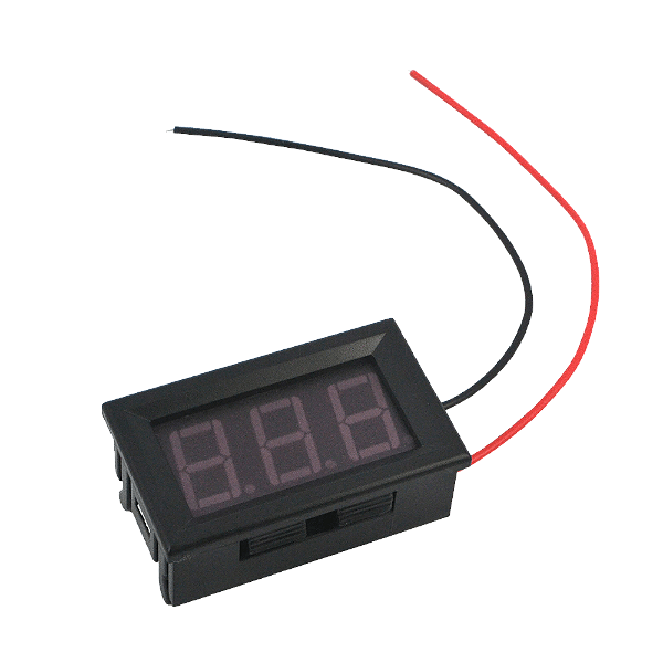 Voltímetro Digital Azul