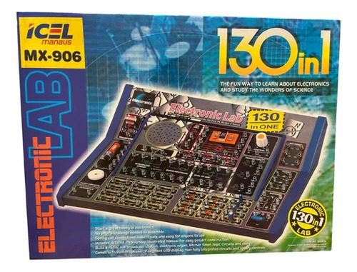 Kit Laboratorio De Eletronica 130 Experiencias Icel Mx-906