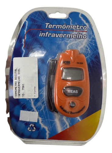 Termômetro Infravermelho Digital Infravermelho Icel Td-930