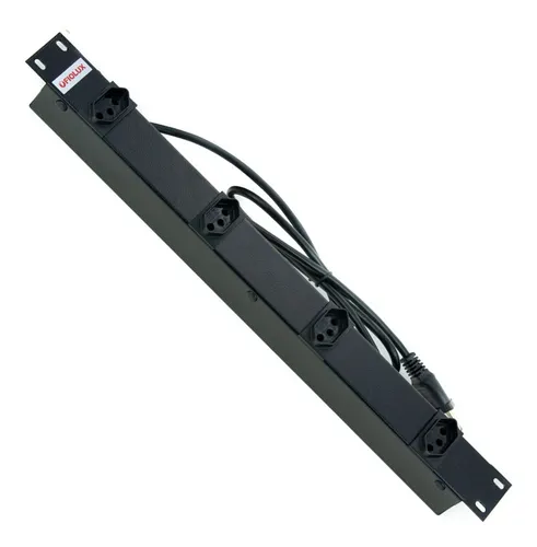 Régua para Rack 19" Fiolux com 4 Tomadas 10A