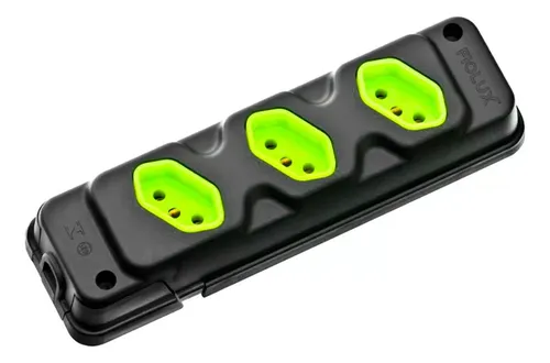 Barra de Tomadas Profissional Fiolux com 3 Entradas