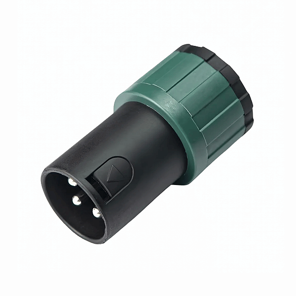 Conector XLR Macho 3 Pinos Low Profile SASLP3M Santo Angelo