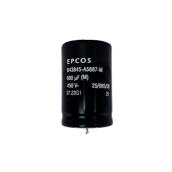 Capacitor Eletrolítico 680 X 450V 35X55Mm Epicos